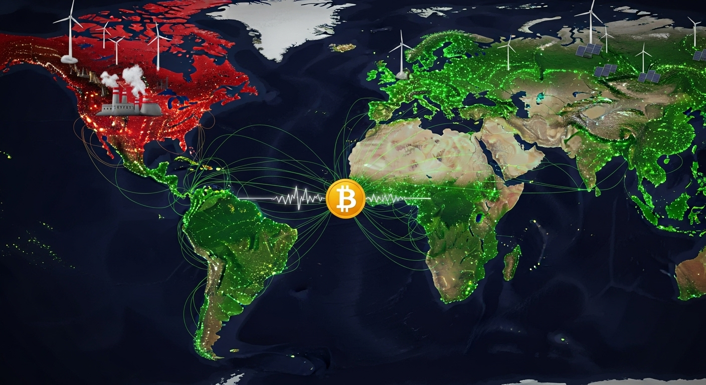 La Energía del Bitcoin Post-Halving 2024: Un Nuevo Mapa Geoeconómico de la Minería Global