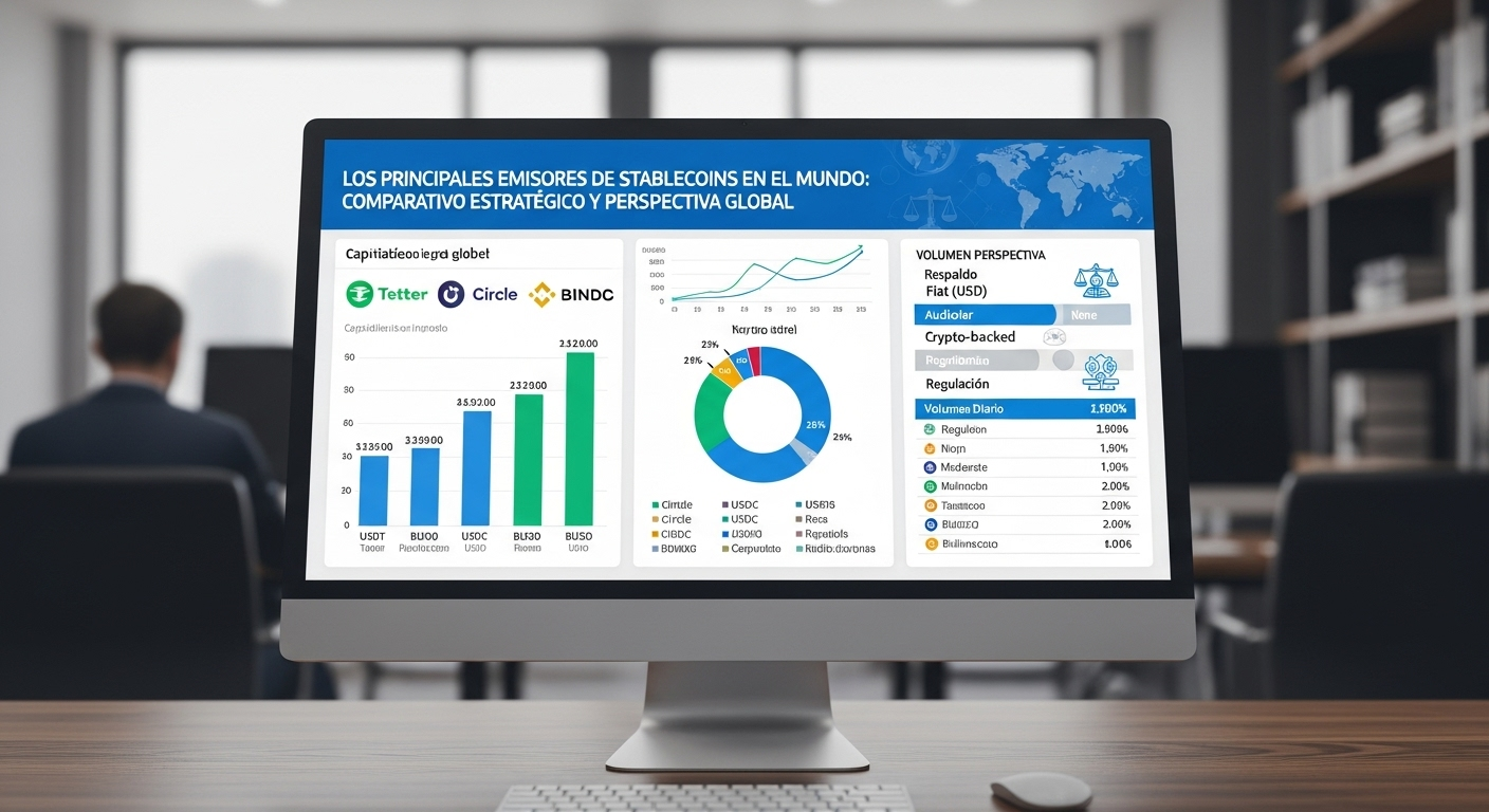 Los Principales Emisores de Stablecoins en el Mundo: Comparativo Estratégico y Perspectivo Global