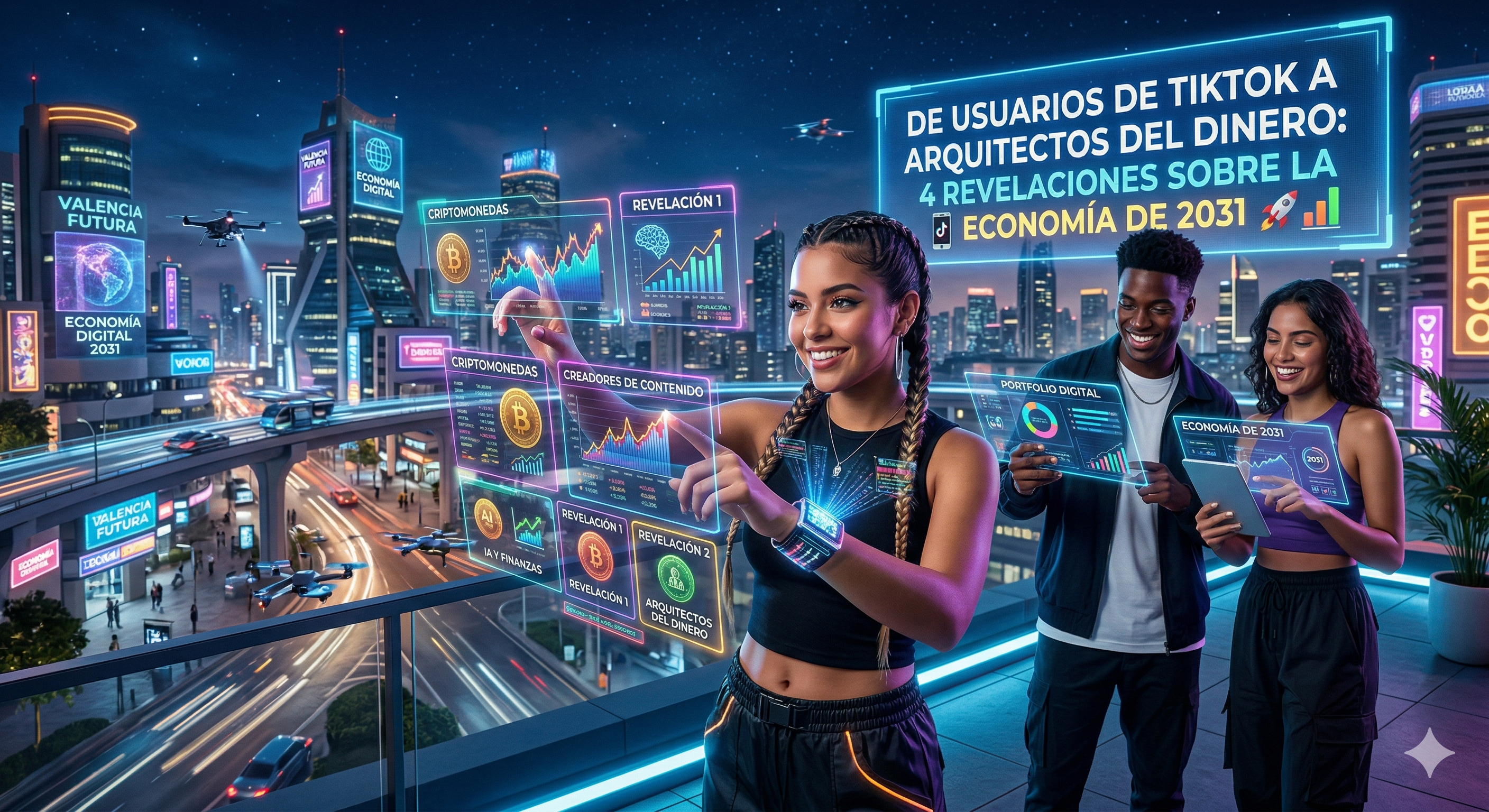 De Usuarios de TikTok a Arquitectos del Dinero: 4 Revelaciones sobre la Economía de 2031